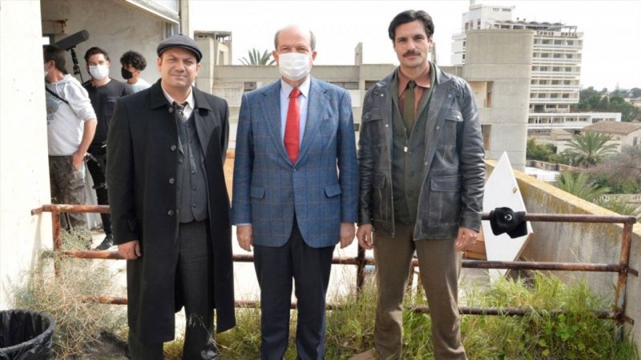 KKTC Cumhurbaşkanı Tatar, "Bir Zamanlar Kıbrıs" dizi setini ziyaret etti