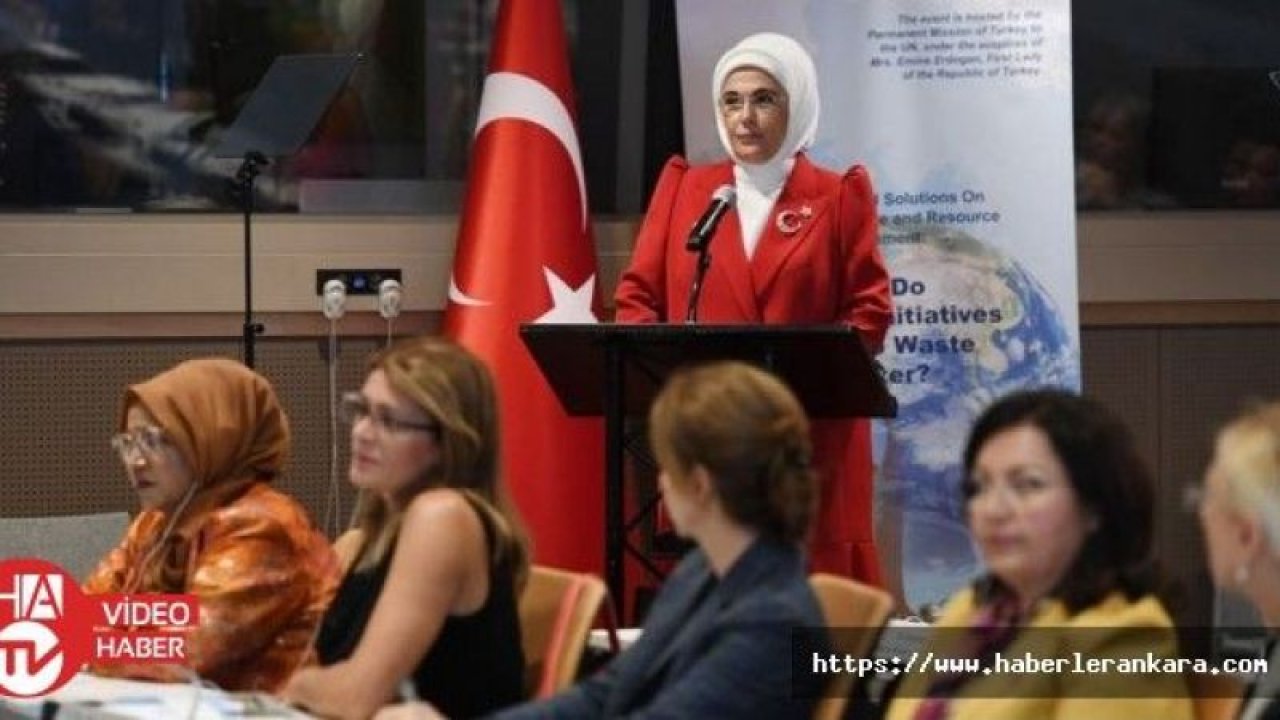 Emine Erdoğan'ın “çevre ve kadın“ ağırlıklı BM trafiği