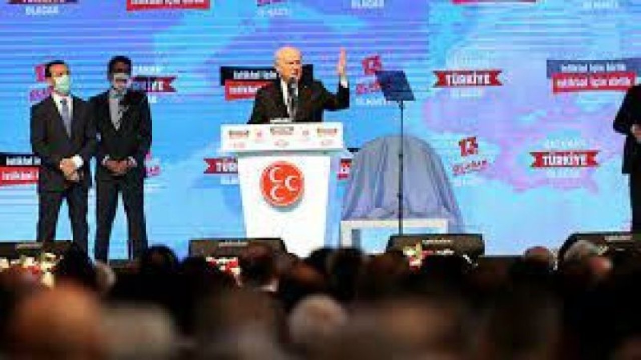 MHP Genel Başkanı Devlet Bahçeli, partisinin 13. Olağan Büyük Kurultayı'nda konuştu