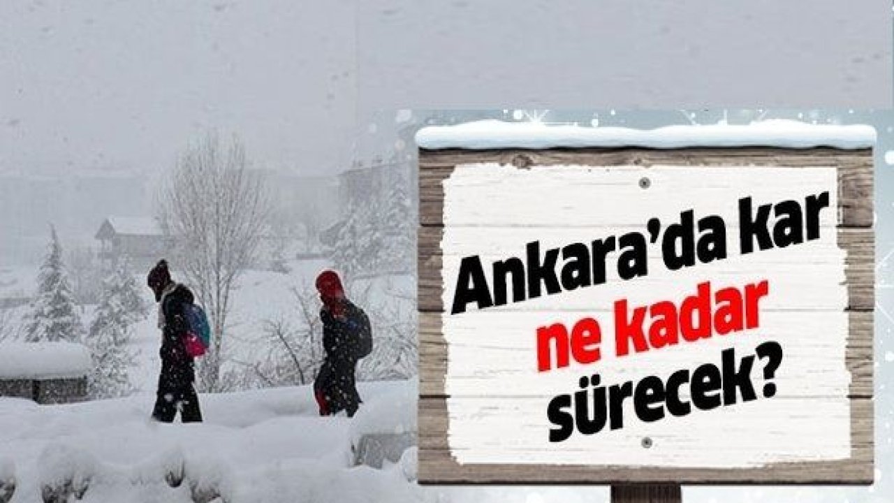 Ankara'da Kar Süprizi! Kar Yağışı Ne Zaman Bitiyor! Ankara'da Havalar Ne zaman Isınacak