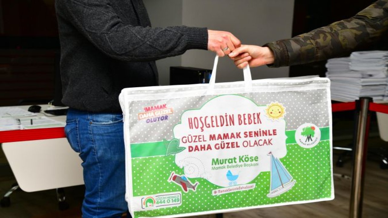 Mamak Belediyesi'nden “Yenidoğan Hediye Paketi”