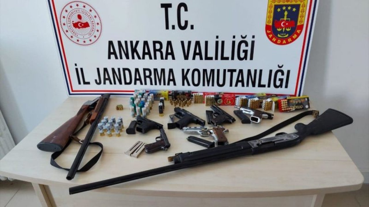 Ankara'da silah kaçakçılığı yapmakla suçlanan 3 kişi yakalandı