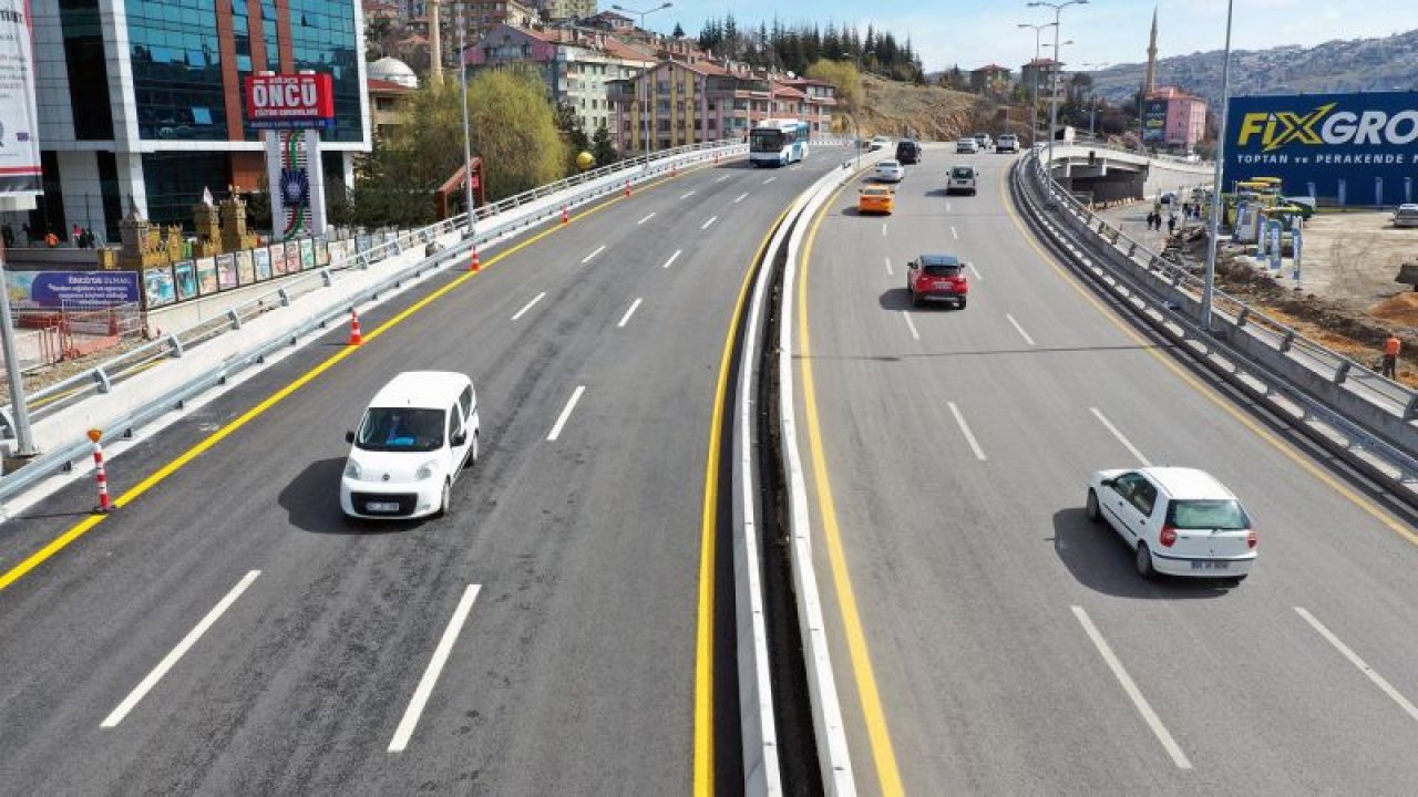 Ankara'da Ayaş yolu ve Hasköy köprülü kavşağı hizmete açıldı