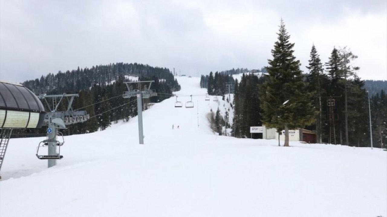 Ilgaz Dağı Kayak Merkezi'nde kayak sezonu sona erdi
