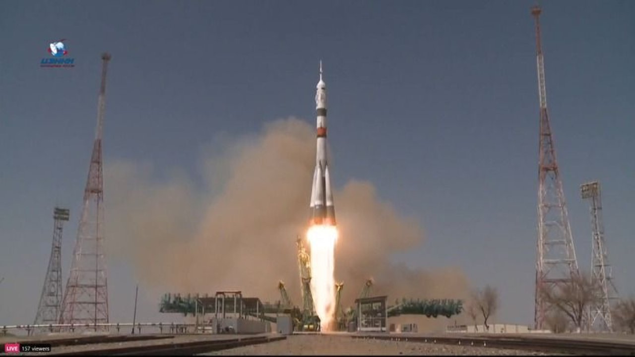 Soyuz MS-18 Kazakistan'dan Uluslararası Uzay İstasyonuna Fırlatıldı!