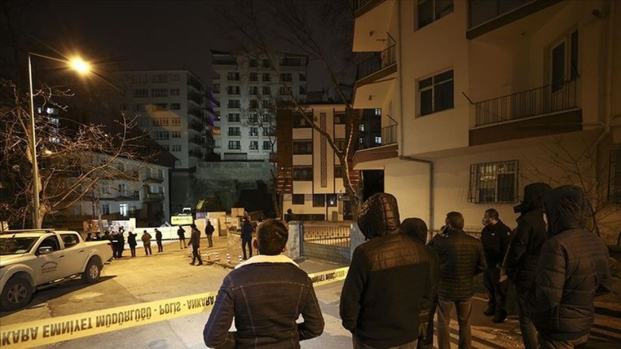 Ankara'da çökme tehlikesi bulunan 8 katlı apartman boşaltıldı