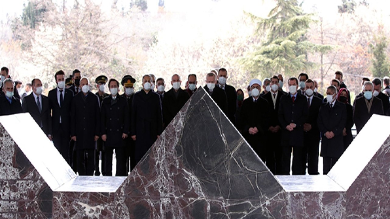 Cumhurbaşkanı Erdoğan, Menderes, Zorlu ve Polatkan'ın mezarlarını ziyaret etti