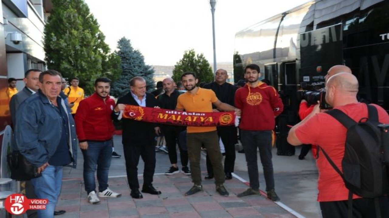 Galatasaray’a Malatya’da coşkulu karşılama