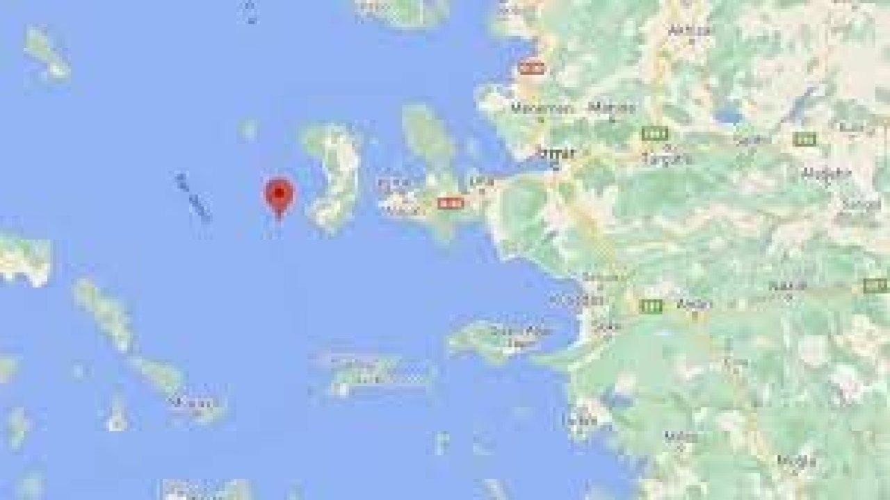 Ege Denizi'nde Yine 3,8 büyüklüğünde deprem