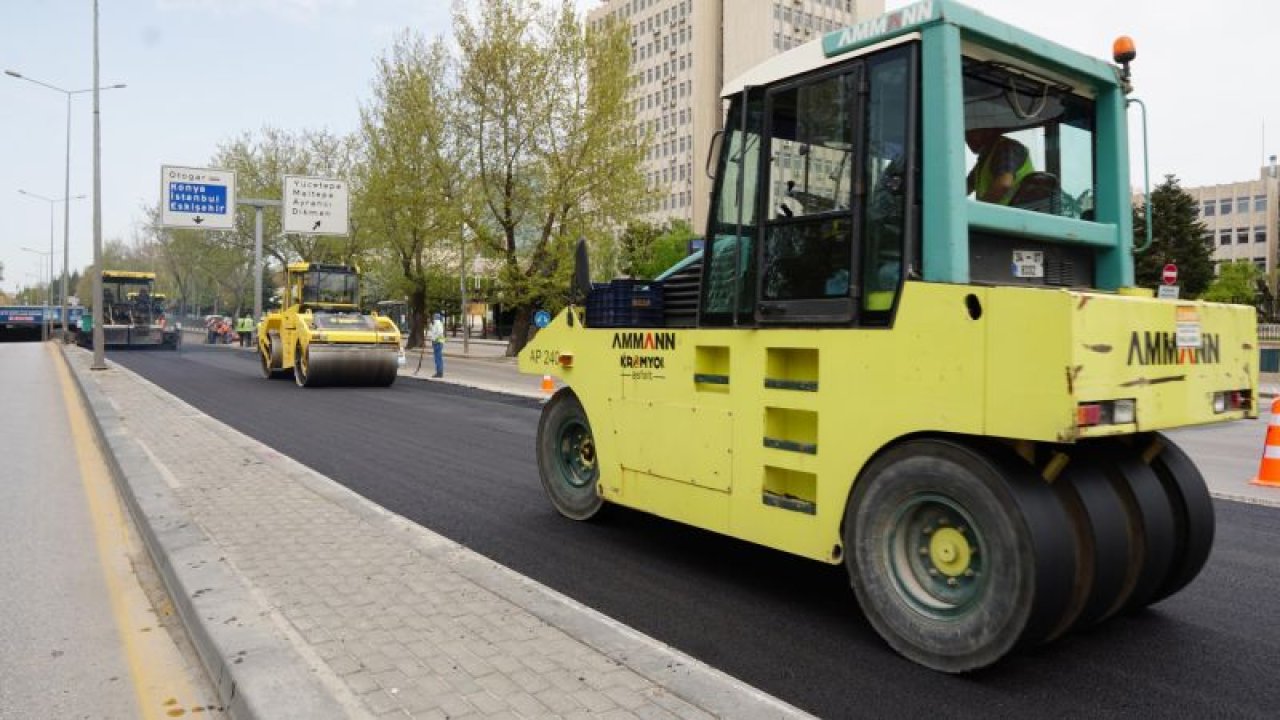 Ankara Büyükşehir’den tam kapanmada asfalt seferberliği