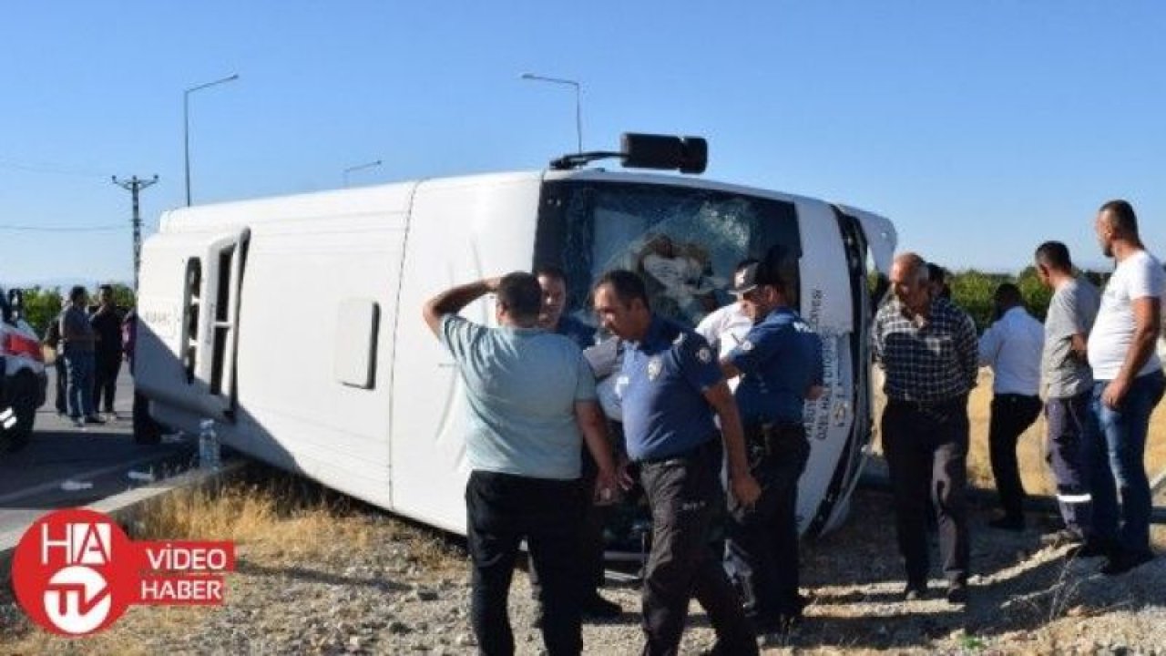 Malatya’da halk otobüsü devrildi: En az 25 yaralı