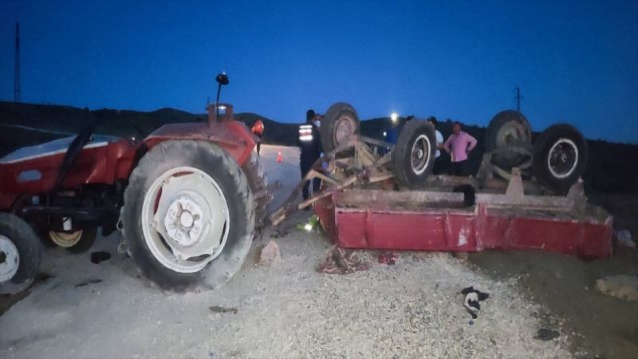 Ankara Haymana'da Feci Kaza! Traktör devrildi: 4 Ölü, 18 yaralı