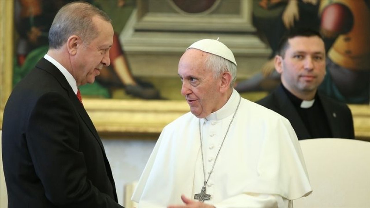 Cumhurbaşkanı Erdoğan'dan İsrail Telefonu! Papa Fransuva'yı Harekete Geçmeye Çağırdı!
