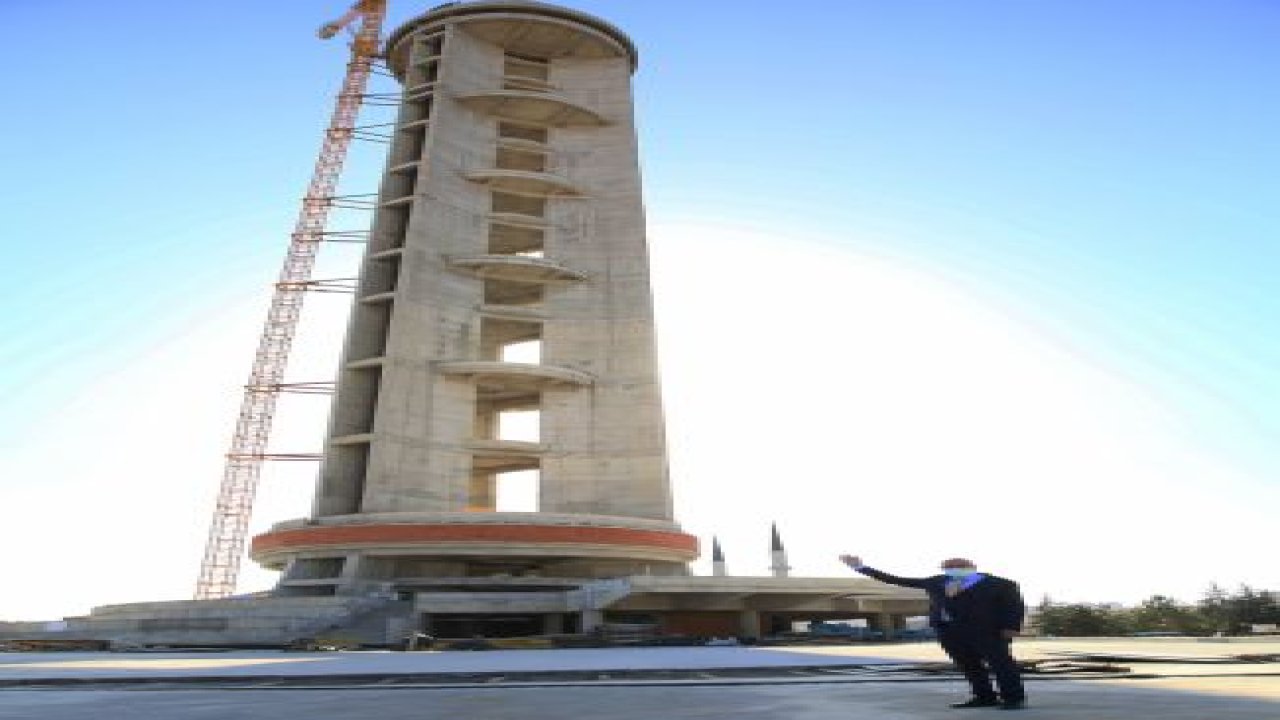 Ankara'ın yeni sembolü Cumhuriyet Kulesi’nde hummalı çalışma