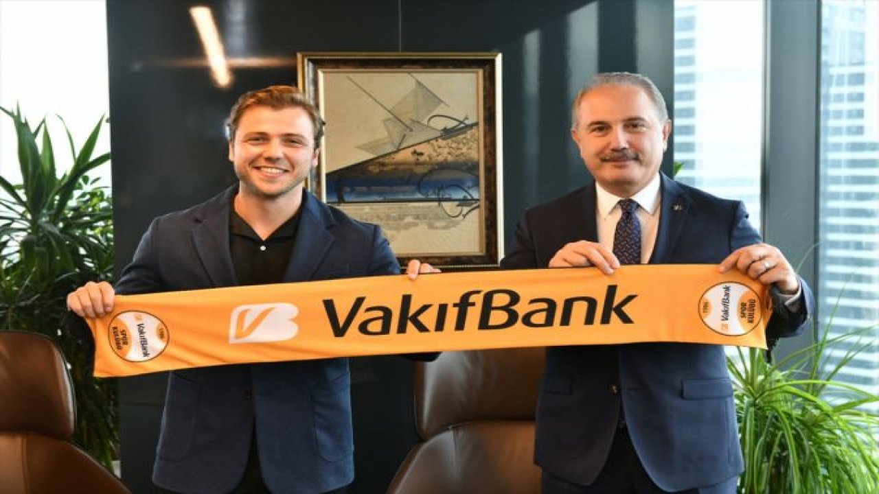 VakıfBank’ın yeni marka yüzü oyuncu Tolga Sarıtaş oldu