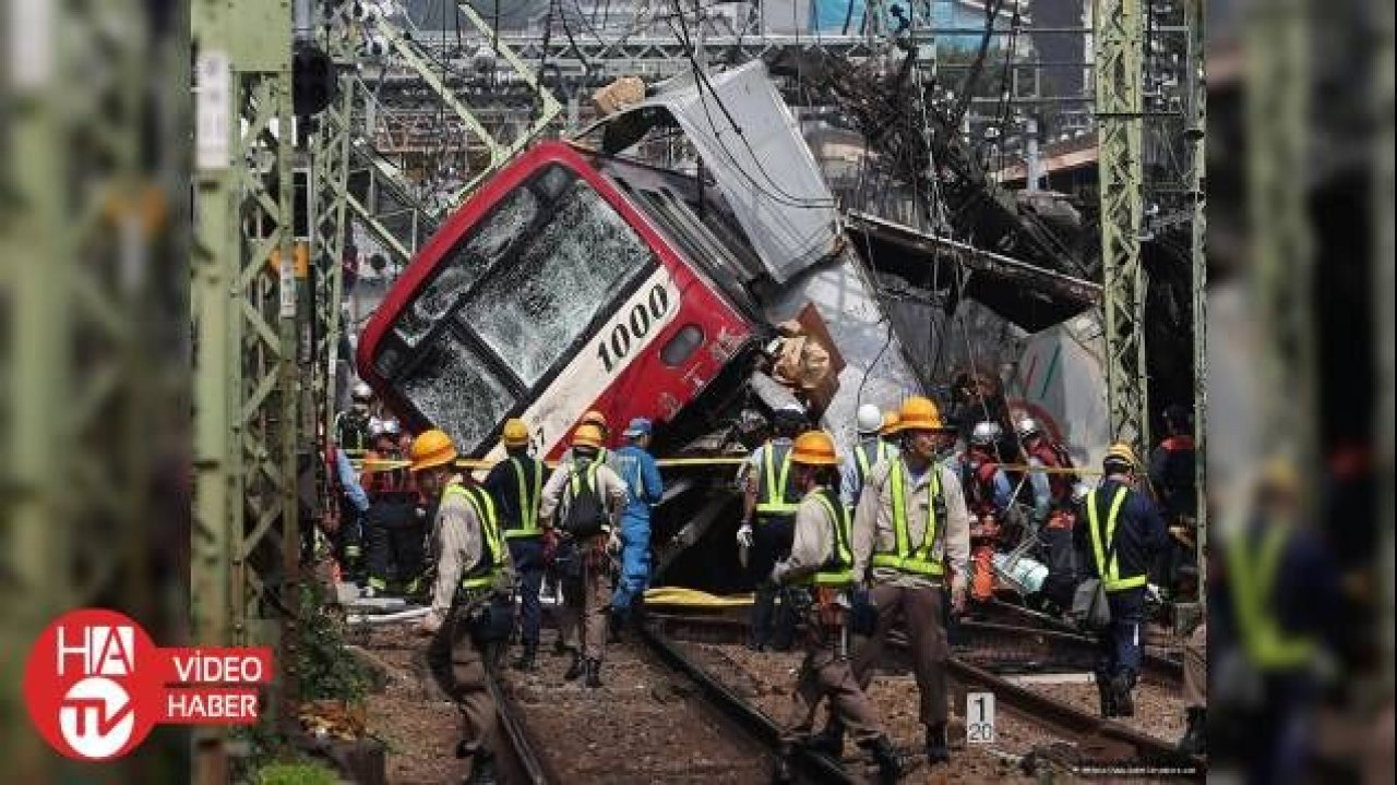 Japonya'da tren kazası