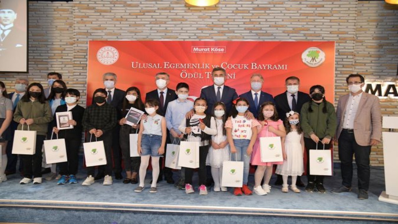 Dünya Çocukları ve 23 Nisan Yarışması’nın Finalistleri Ödüllendirildi