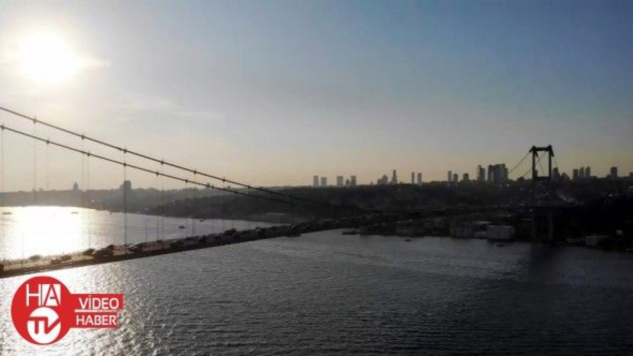 15 Temmuz Şehitler Köprüsü deprem sonrası havadan görüntülendi