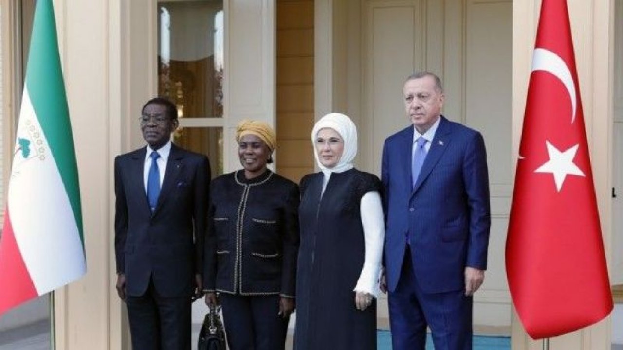 Cumhurbaşkanı Erdoğan, mevkidaşı Mbasogo’yu kabul etti