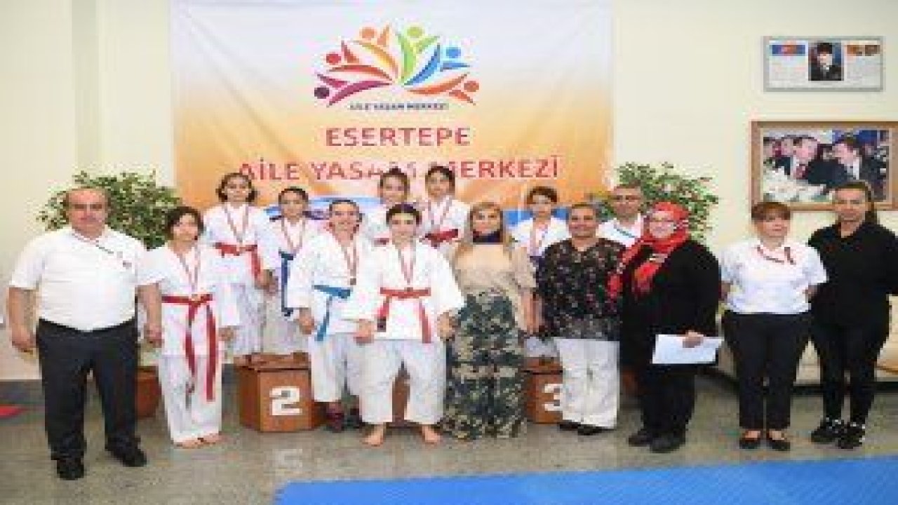 ESERTEPE AİLE YAŞAM MERKEZİ’NE ÜYE SPORCULAR, DÜZENLENEN TEKVANDO TURNUVASI'NDA, HÜNERLERİNİ  SERGİLEDİ