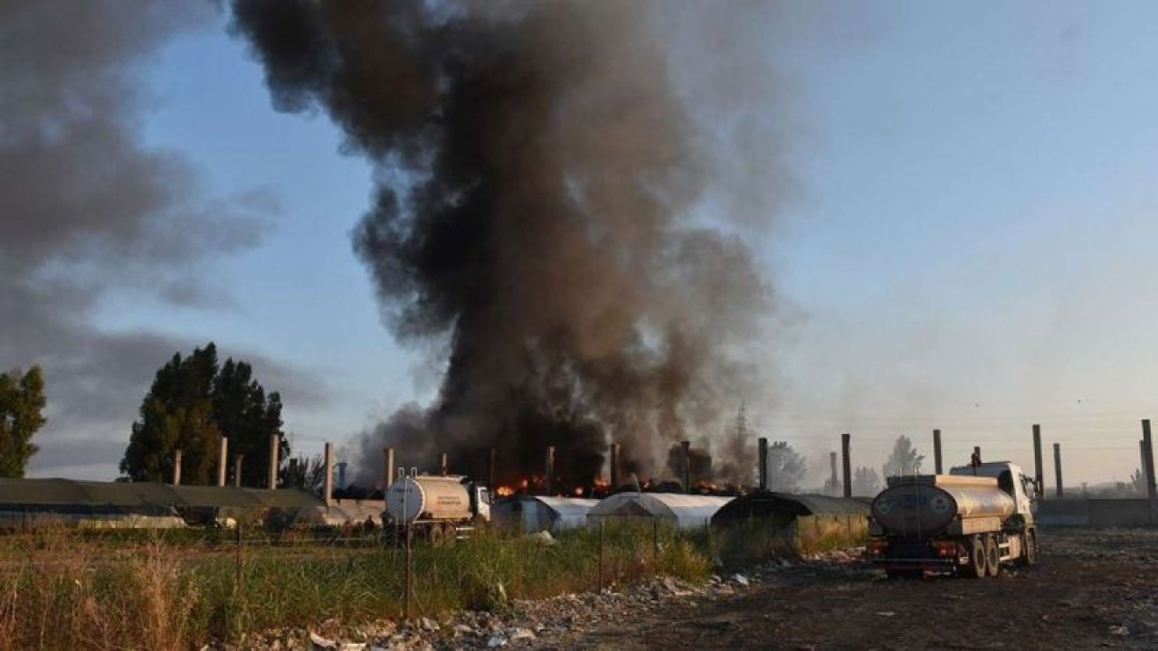 Ankara'da Yangın! Geri dönüşüm tesisinde çıkan yangın söndürüldü