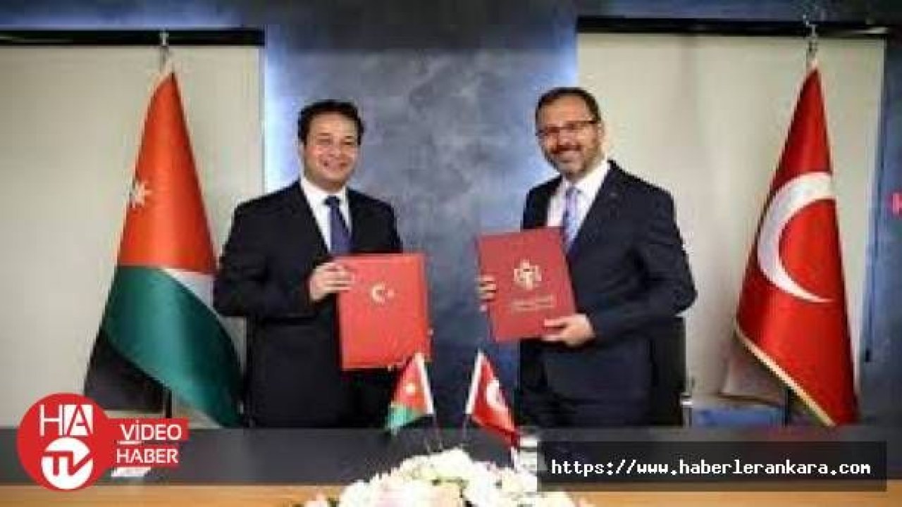 Türkiye ile Ürdün arasında gençlik iş birliği protokolü imzalandı