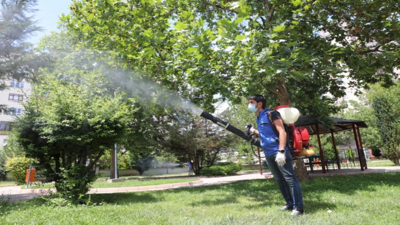 Etimesgut Belediyesi Haşerelere Karşı İlaçlama Çalışmalarını Aralıksız Sürdürüyor