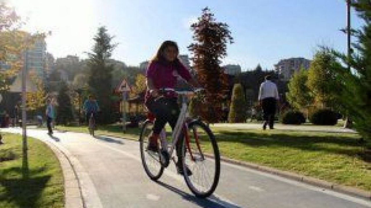 Gümüşdere Ihlamur Vadisinde bisiklet sürme keyfi