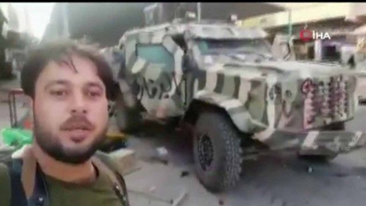 Suriye Milli Ordusu teröristlere ait zırhlı bir araç ele geçirdi