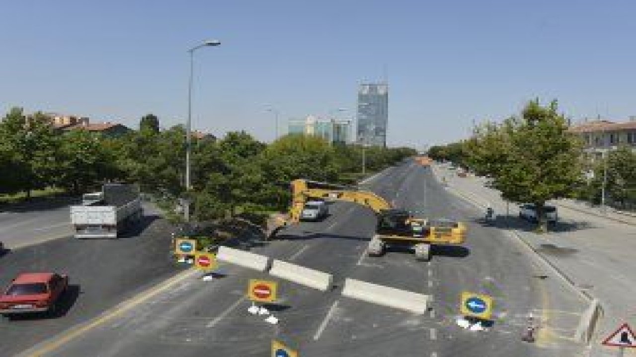 "Samsun Yolu Türk Telekom Kavşak" çalışması başladı