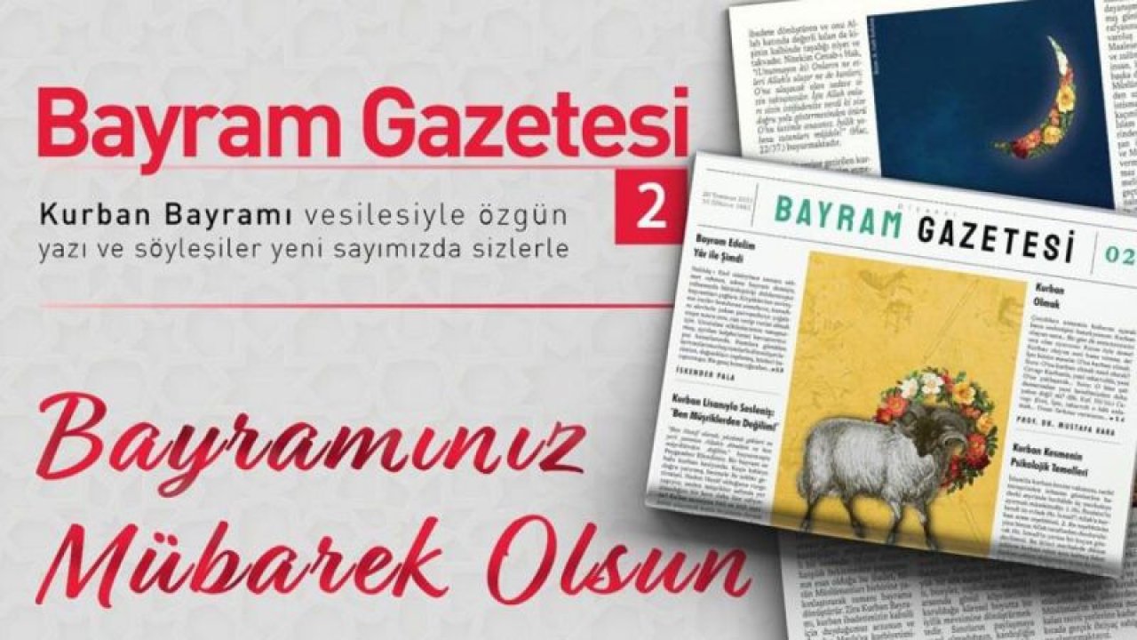 Diyanet Bayram Gazetesi’nin İkinci Sayısı Yayımlandı, İşte Detaylar...