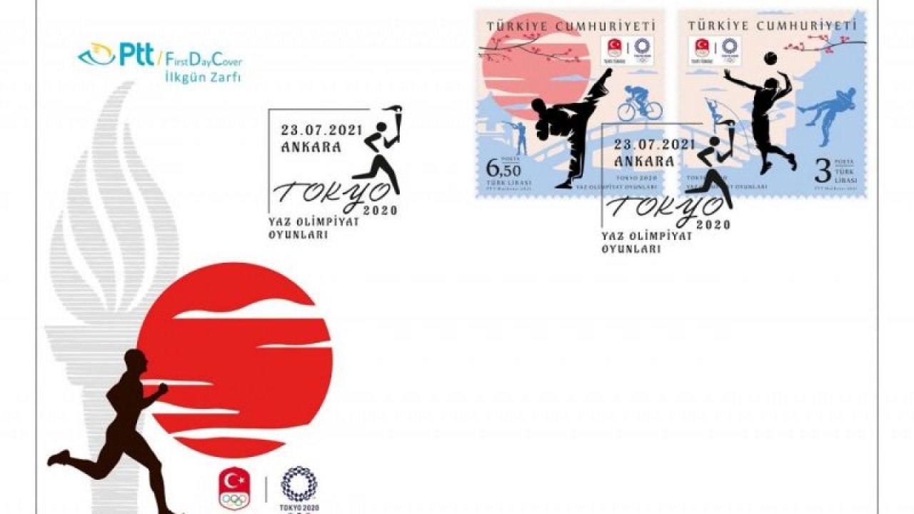 PTT’den Tokyo 2020 Yaz Olimpiyat Oyunları İçin Özel Pul ve Zarf