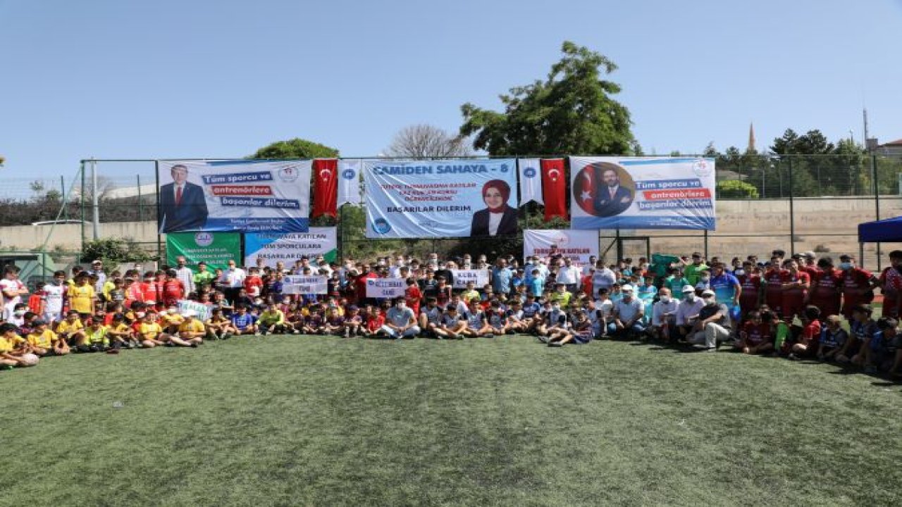 Akyurt'ta Camiden Sahaya-8 Futbol Turnuvası Başladı