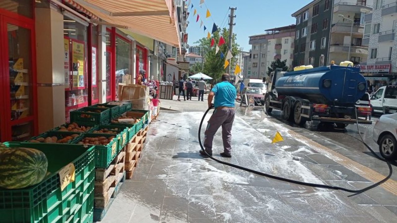 Pursaklar'da Temizlik Çalışmalarına Soluksuz Devam! Pırıl Pırıl Sokaklar Sağlıklı Pursaklar