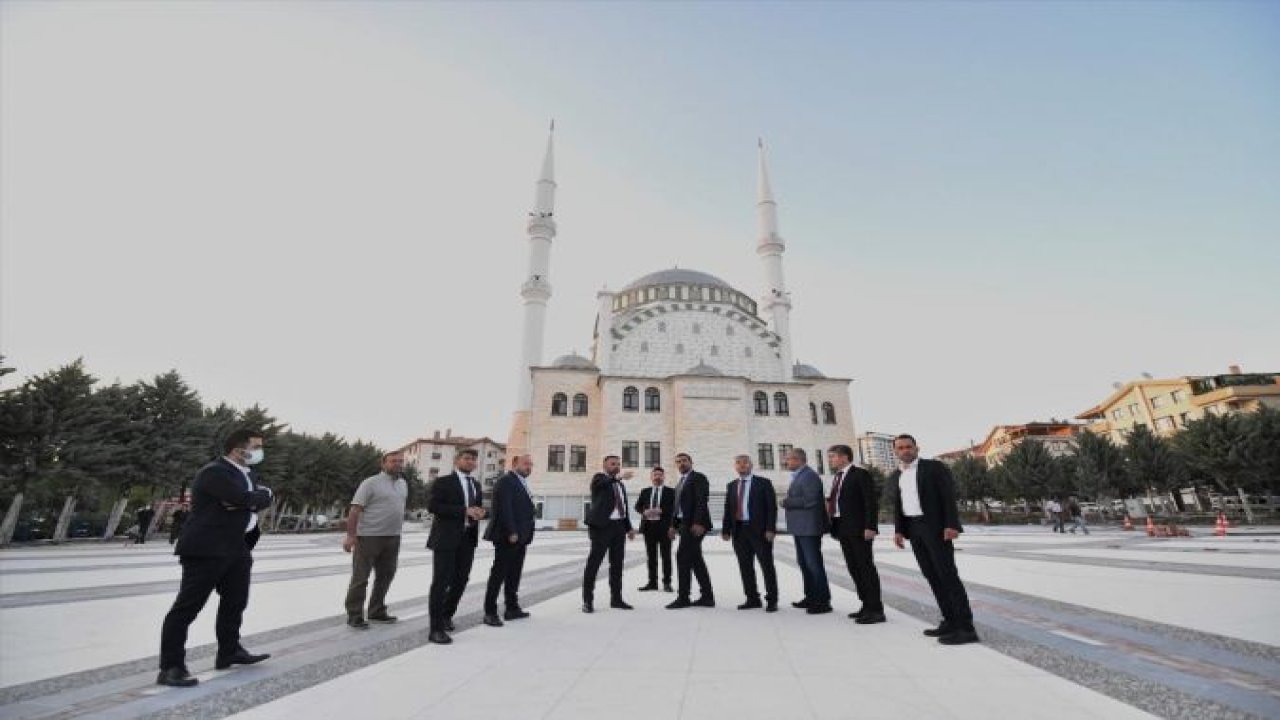 Başkan Ertuğrul Çetin ve Ak Parti Ankara İl Başkanı Hakan Han Özcan Pursaklar’daki Yatırımları Gezdi