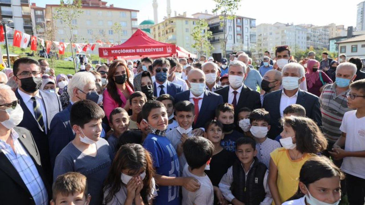 Ankara Keçiören’de Devasa Park Hizmete Açıldı