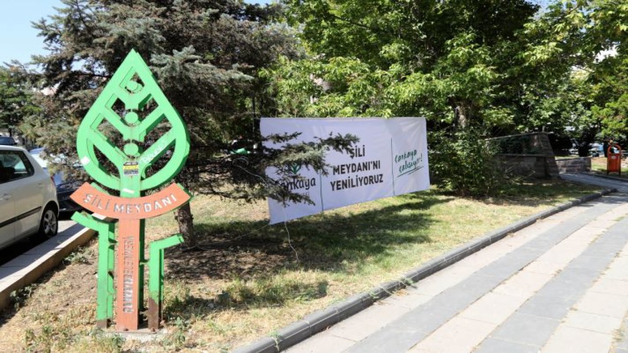 Çankaya'da Şili Meydanı ve Parkı Yenileniyor