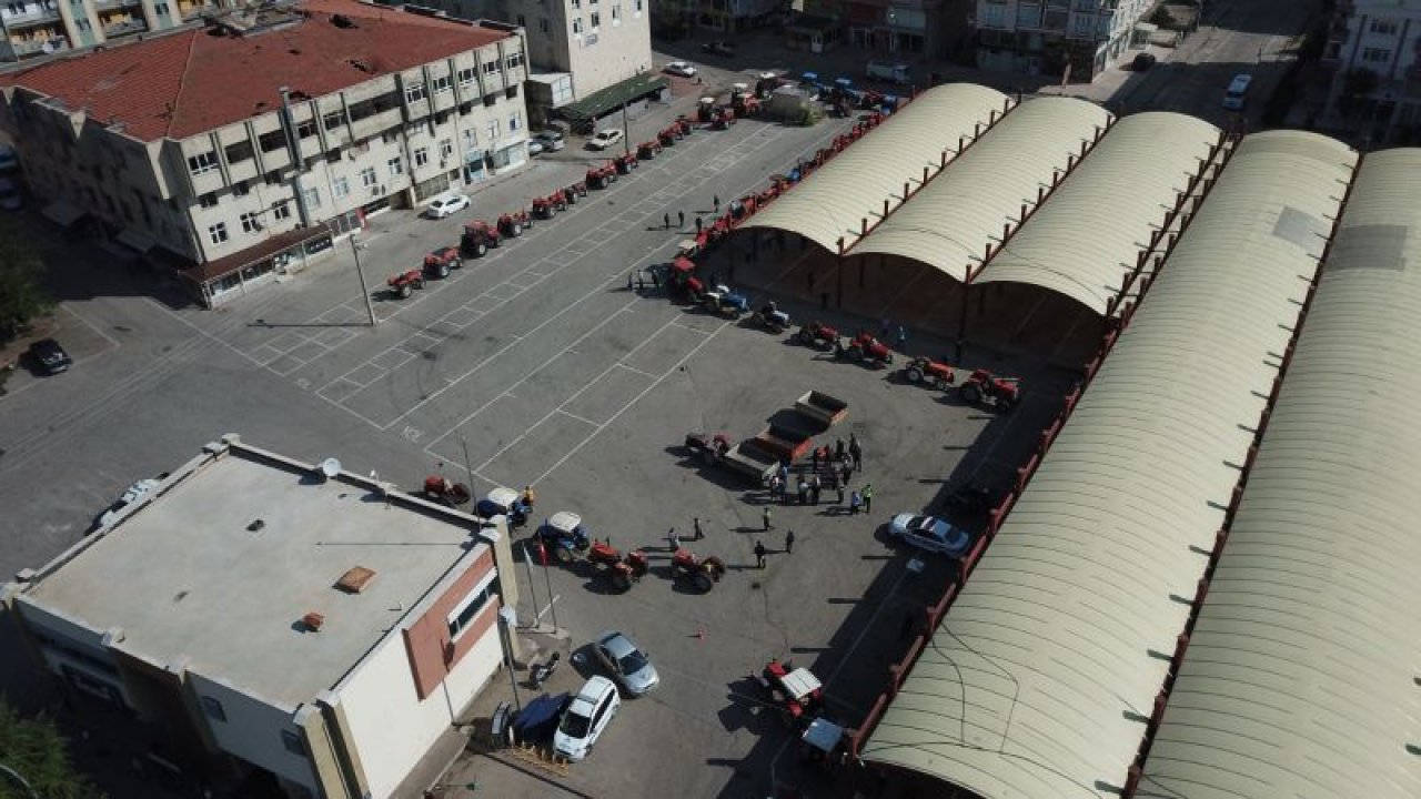 Kahramankazan Belediyesi Traktör Sahiplerine Reflektör Dağıtıldı