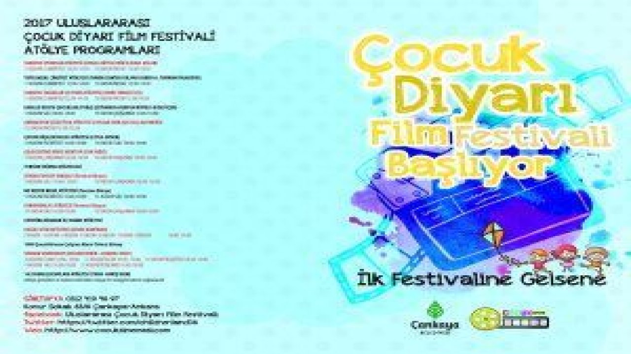 Çankaya Belediyesi  “Çocuk Diyarı Uluslararası Çocuk ve Gençlik Filmleri Festivali” ile 52 farklı filmi Ankaralı çocuklarla buluşturacak