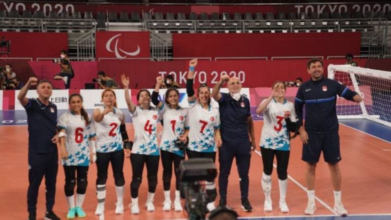 2020 Tokyo Paralimpik Oyunları'nda Kadınlar Golbolde Altın Madalya Türkiye'nin