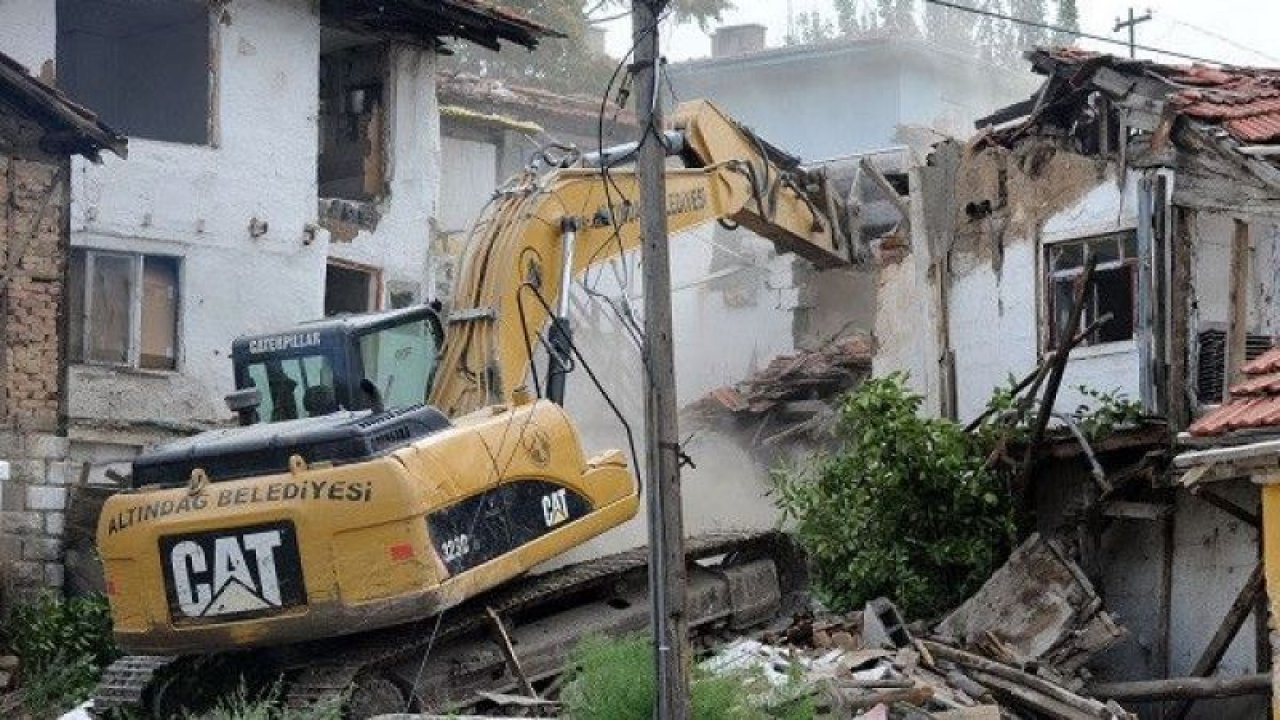 Altındağ'da Metruk Yapı Seferberliği