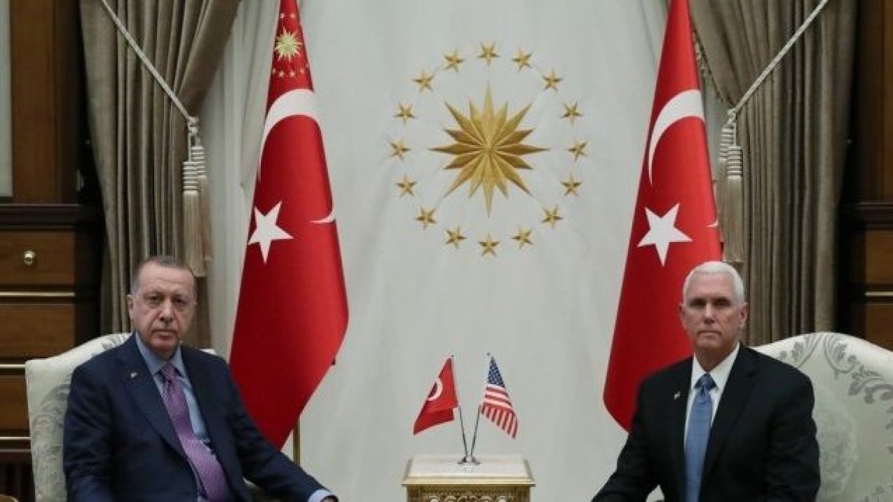 Cumhurbaşkanı Erdoğan’ın Mike Pence’i kabulü sona erdi
