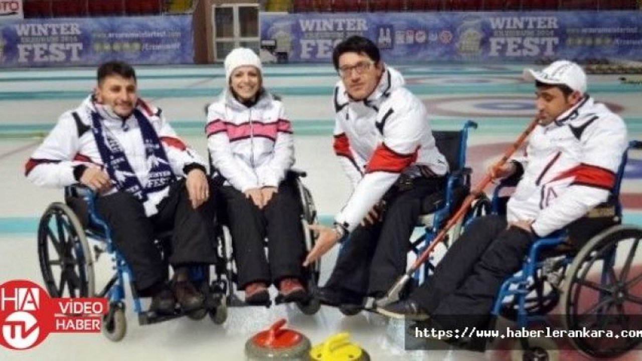 Tekerlekli Sandalye Curling Takımı ortak kampı Erzurum'da başladı