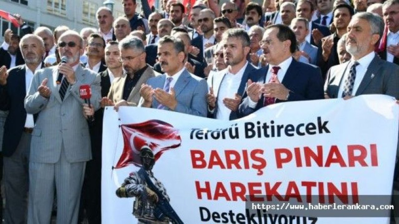 Samsun'da Barış Pınarı Harekatı'na destek