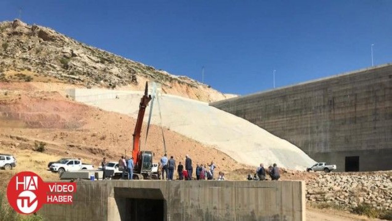 Ergani Barajı'nda su tutulmaya başlandı