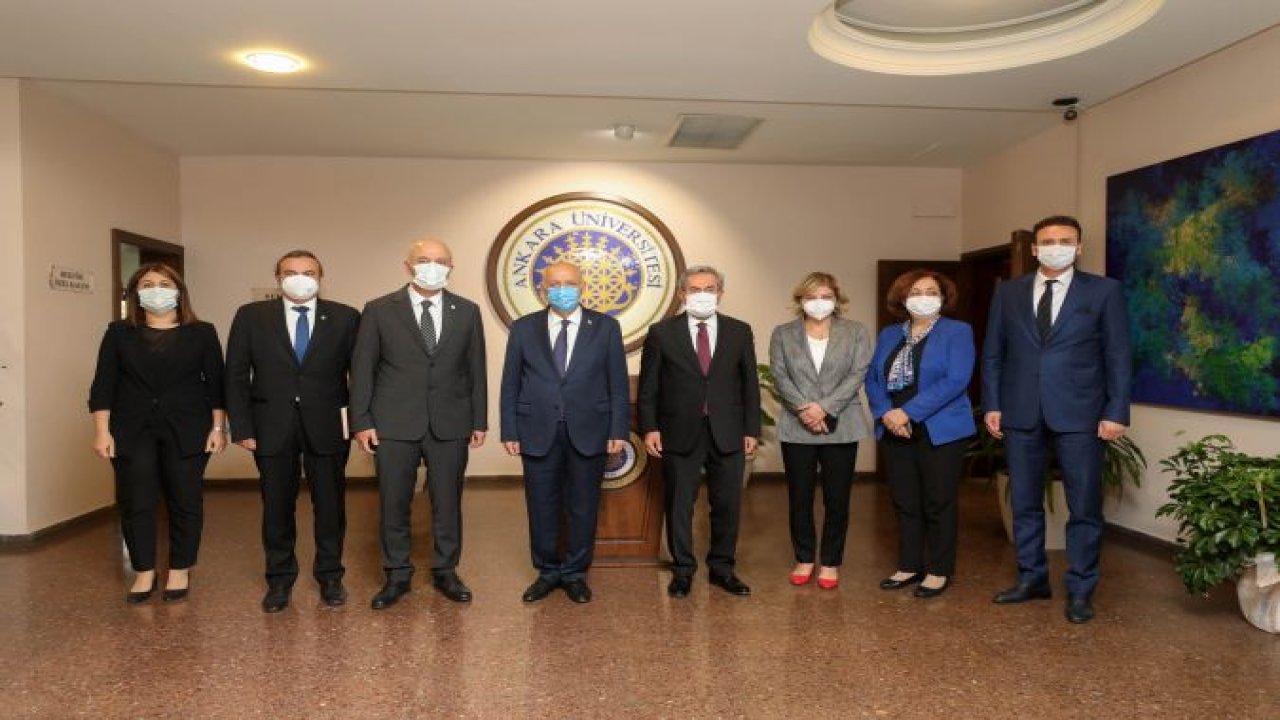 Başkan Fethi Yaşar'dan Rektör Necdet Ünüvar'a ziyaret