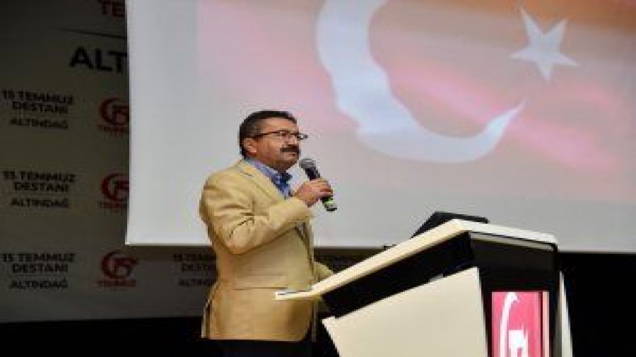 Cemil Meriç Kültür Merkezi’nde 15 Temmuz Anma Programı düzenlendi