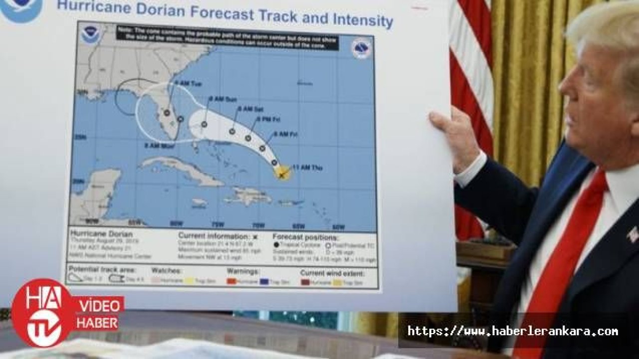 Trump'tan Dorian Kasırgası'nın vurduğu Bahamalar'a “sizinleyiz“ mesajı