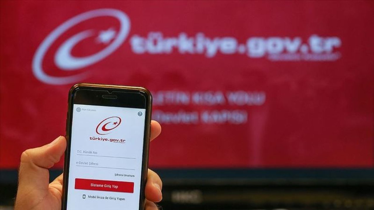 E-devlet'ten yeni hizmet