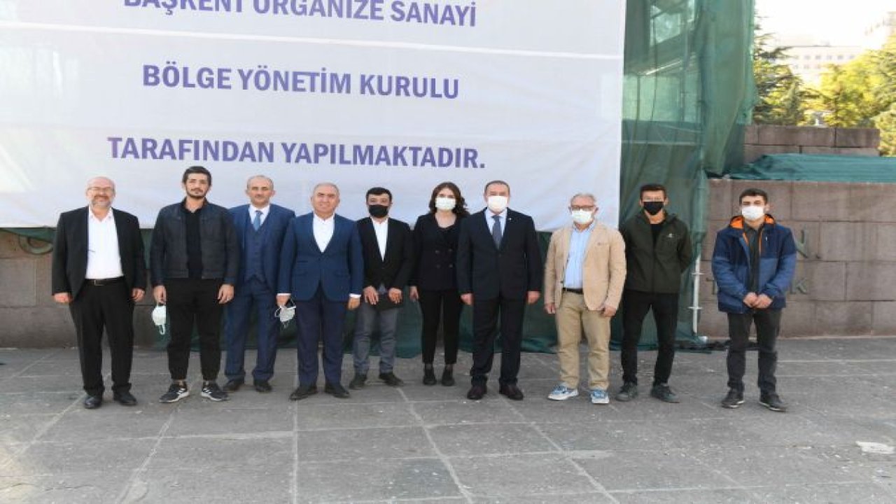 Ankara Kızılay Güven Anıtı Restorasyonu için Düğmeye basıldı